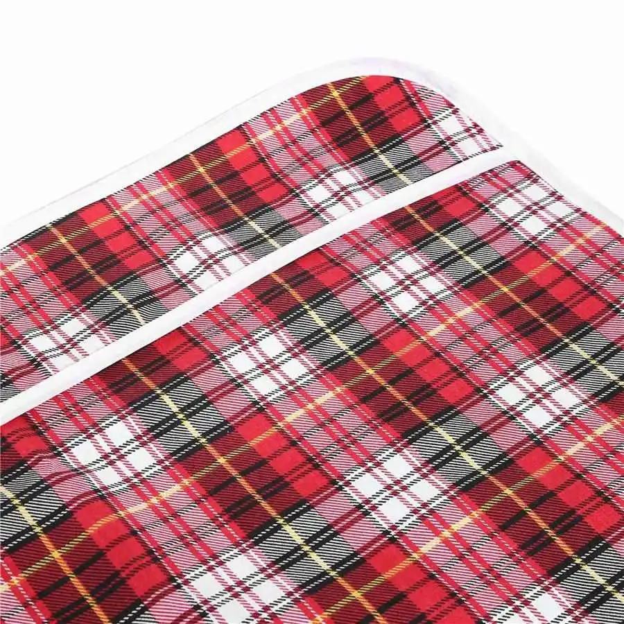 PVC Apron Adult Bib with Crumb Catcher - Waterproof and Reusable