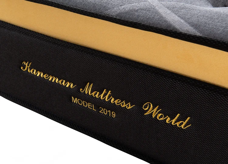 Wholesale Luxury Hotel Mattresses Queen & King Size Pocket Coil Box Spring Fabric Bed Gel Mattress Roll in a Box Cheap Price