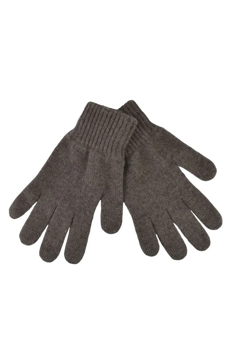 2023 Wholesale casual design solid color plain knitting winter warm gloves cashmere for unisex
