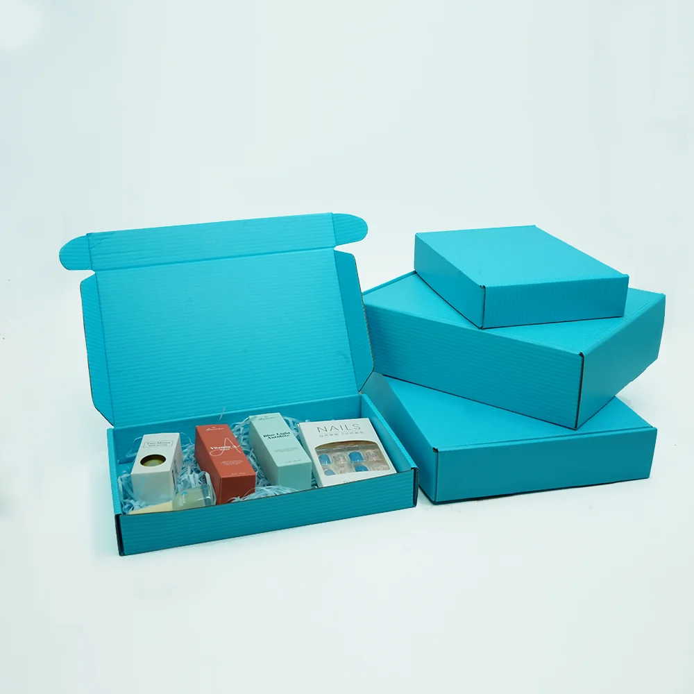 Hat box Manufacturer customized printed mailer box eco friendly shipping paper mailer box packaging with logo