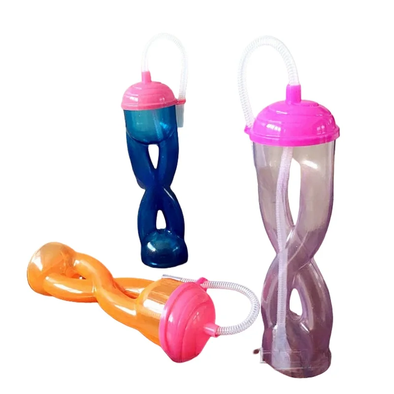 500ml reusable plastic slush drinking cup slush ice cup yard cup