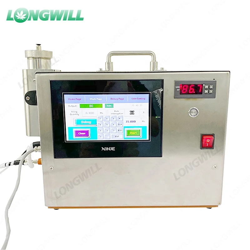 Best Quality Heating Adjusted 510 Extracts Cartridge Thick Oil Distillate Filling Machine Used For All Carts Usa Markets