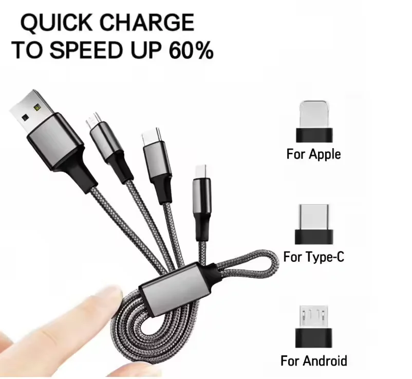 USB-кабель 3 в 1 для зарядки