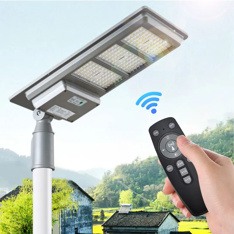All in One 300W Super Bright Sensor Motion Waterproof Garden Highways Park Outdoor Solar LED Light Solar Powered Street Light