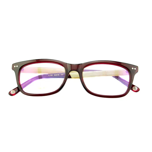 
2021 New wind Japan optical round acetate flexible eyeglasses frames 