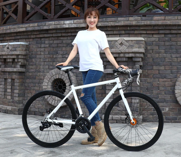700C Aluminum Alloy Road Bicycle 21/27/30/33 Speeds Bike Variable Speed Bicycle With Disc Brake