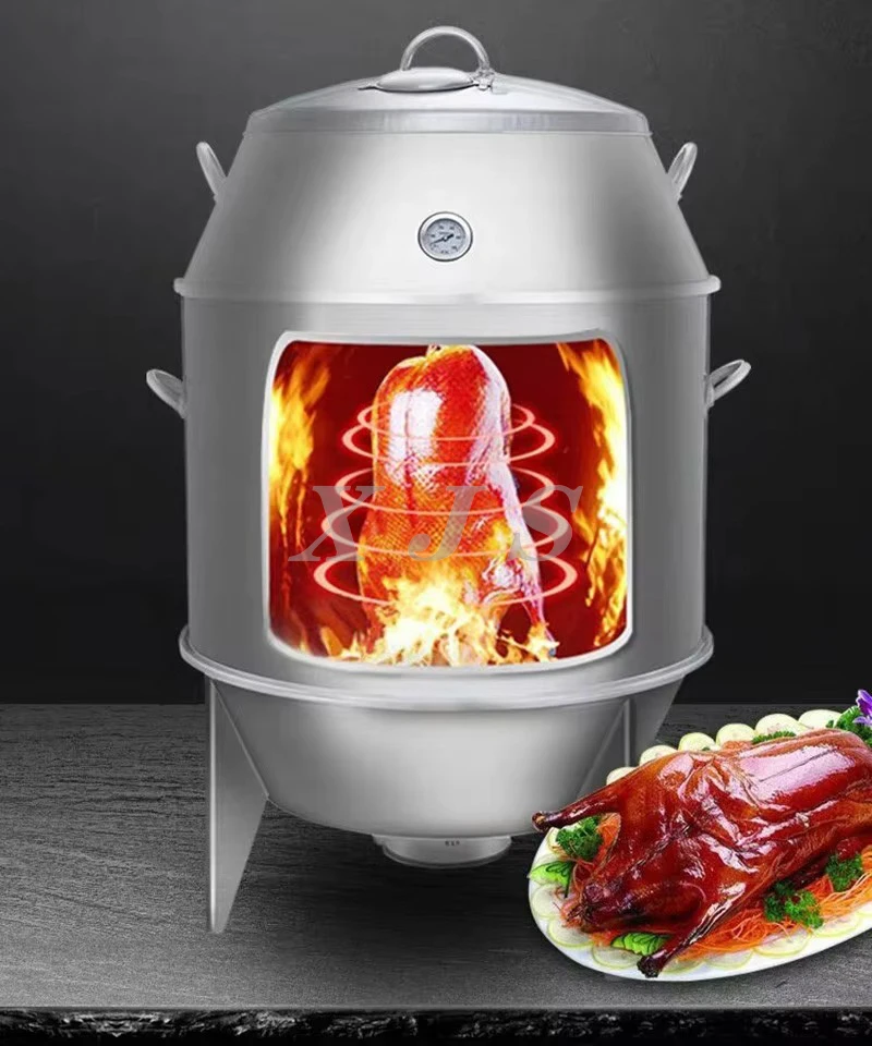 Hot Sale Commercial Gas Charcoal Grilled Meat Chicken Turkey Pork Pig Duck Rotating Roaster Oven