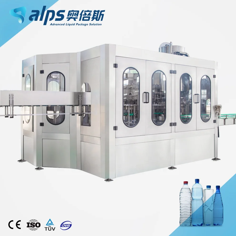 Integrated Automatic Water Production Line 5 Gallon Pure Drinking Filling Plant Made In China