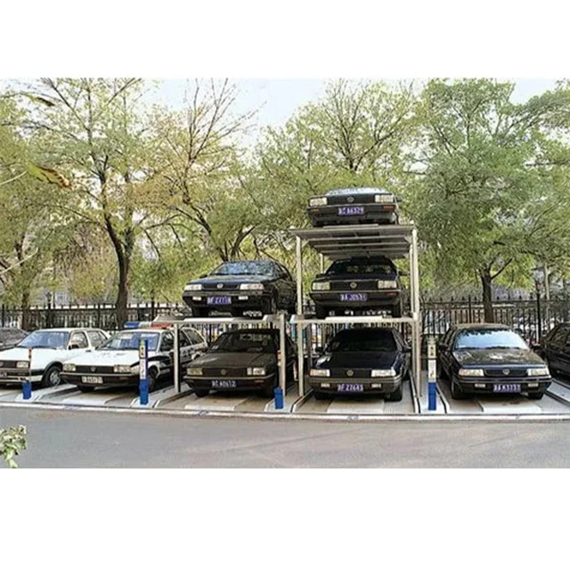 3 level pit car parking lift system for home underground car parking garage equipment made in China