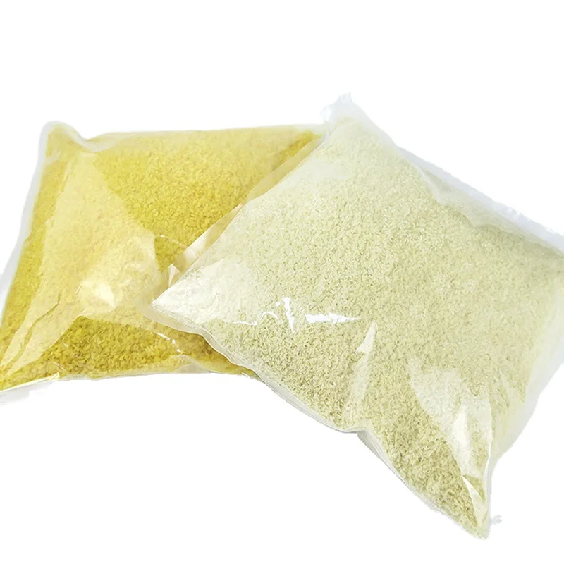 Dried Wheat Bread Crumbs white and yellow