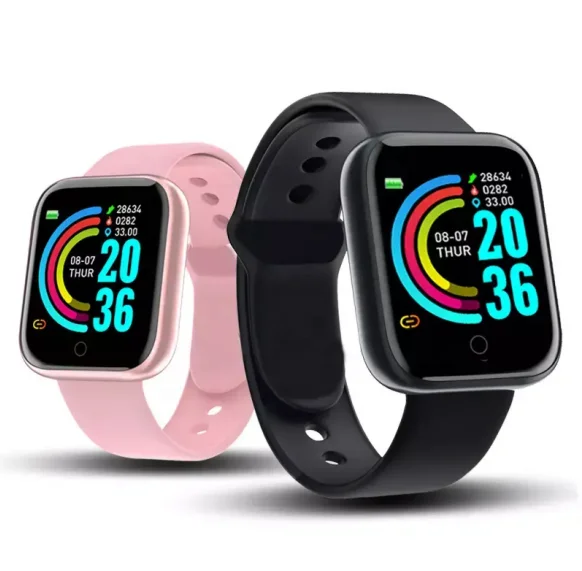 New smart watch for men and women 1.44-inch Makaron D20S Y68S blood pressure and heart rate monitoring smart watch