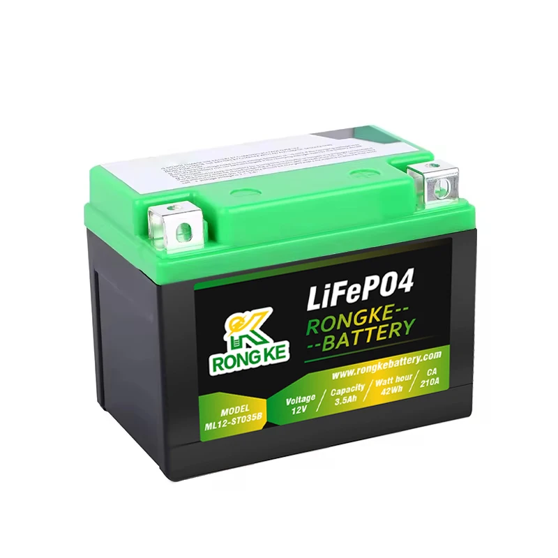 New Product High Power Lithium Motorcycle Starting Battery 12v 4ah 5ah 7ah 9ah Lifepo4 Start Battery