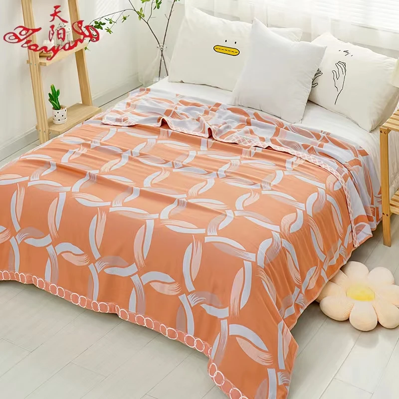 ome factory custom low moq super soft light-weighted bamboo fiber slimming blankets