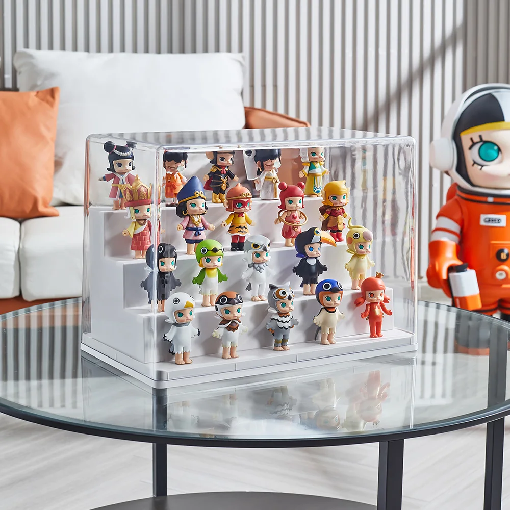 Acrylic Display Case Box for lego collection Dustproof Display Box Cabinet Shelf
