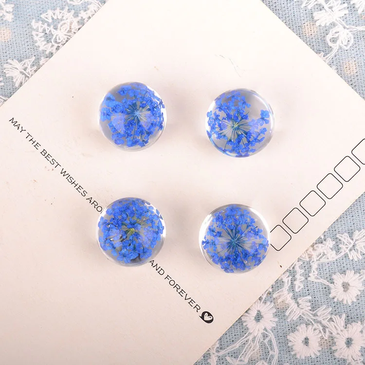 10-20mm DIY beads accessories jewelry  pendant natural snow flower product glass beads