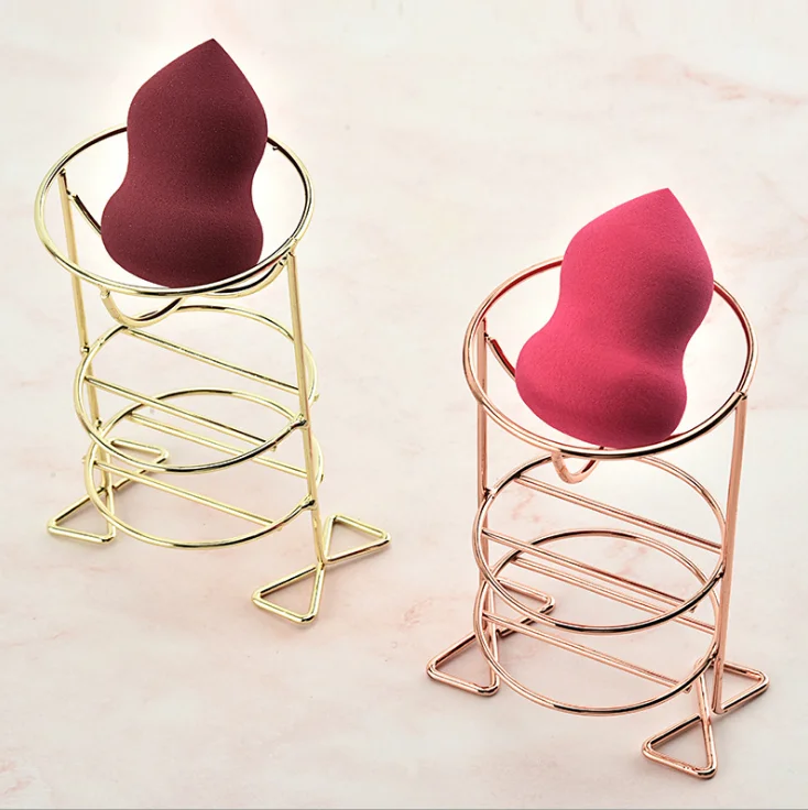 
Best Selling Makeup Puff Rack Sponge Holder Beauty Egg Makeup Powder Puff Storage Rack Sponge Drying Stand Holder 