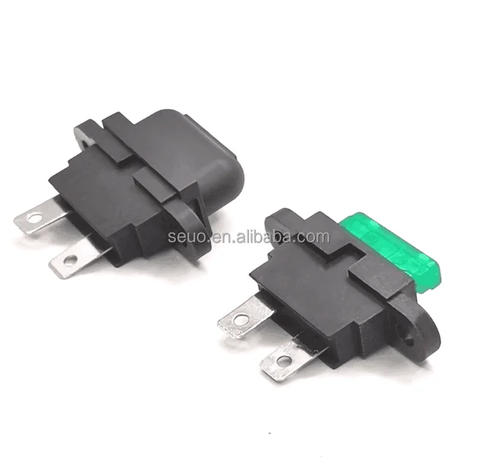 Wholesale high quality panel mount fuse holder PCB Fuse Holder With Cover With Fixed Hole ATO / ATC inline pcb fuse holder