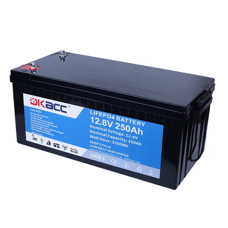 12.8V 250Ah Rechargeable Lifepo4 Polymer Battery Lithium Ion Batteries