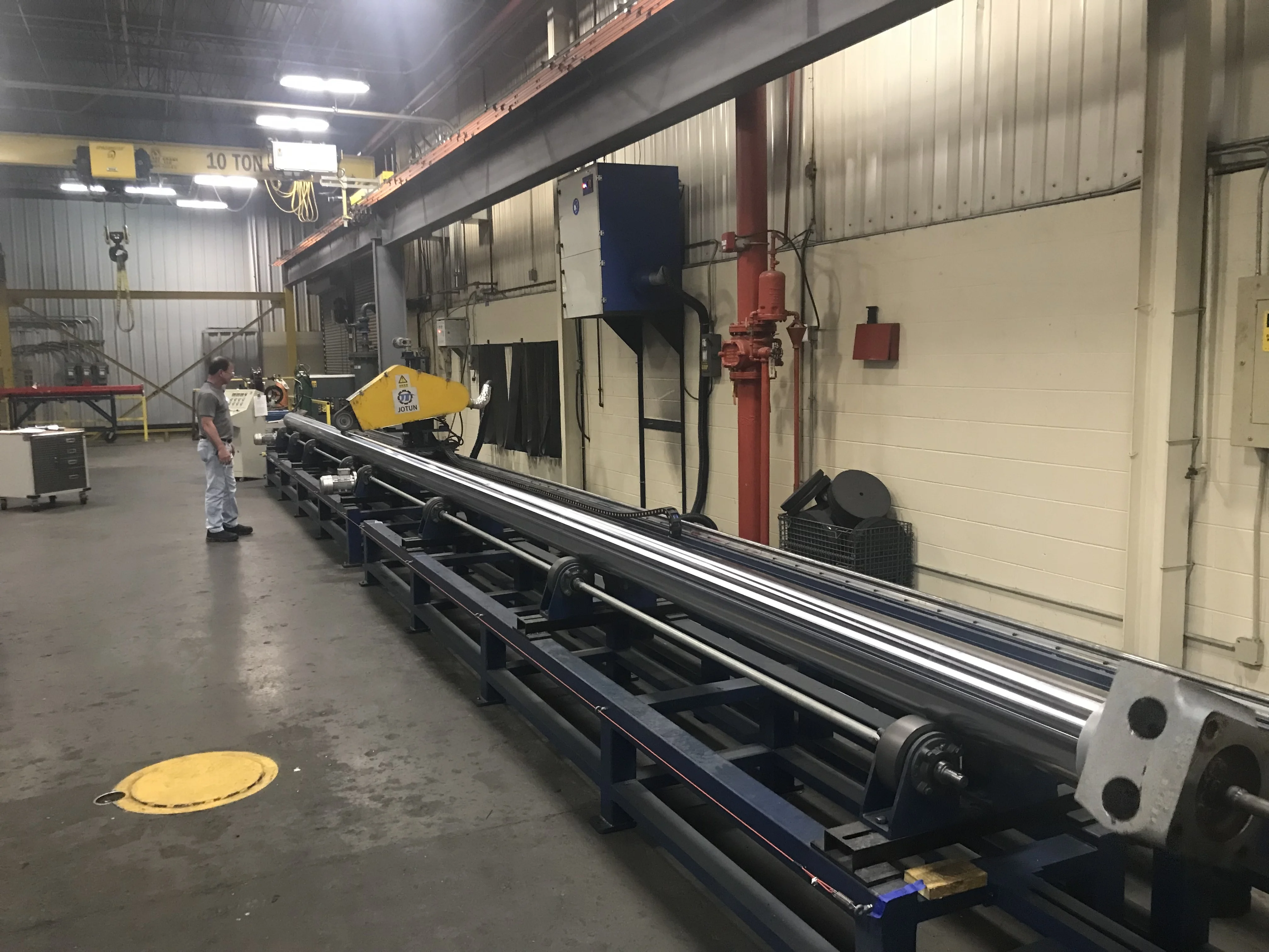 Metal chrome cylinder rod Round Tube automatic grinding Polishing Machine