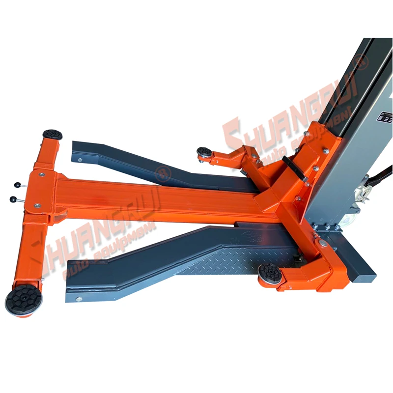 Chinese Supplier Fixed single post hydraulic car lift Optional Electrical release and Manual release mobile single post lift