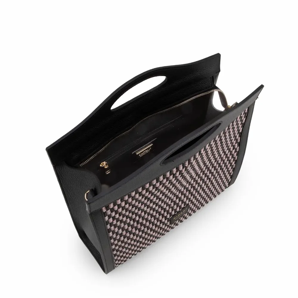 Hot Selling Premium Quality Made in Italy 7352BD Genuine Leather Ripani Handbags For Export