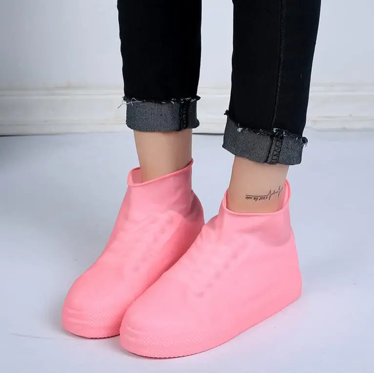 factory sales outdoor wear resistant reusable protective shoes cover waterproof silicone shoes cover