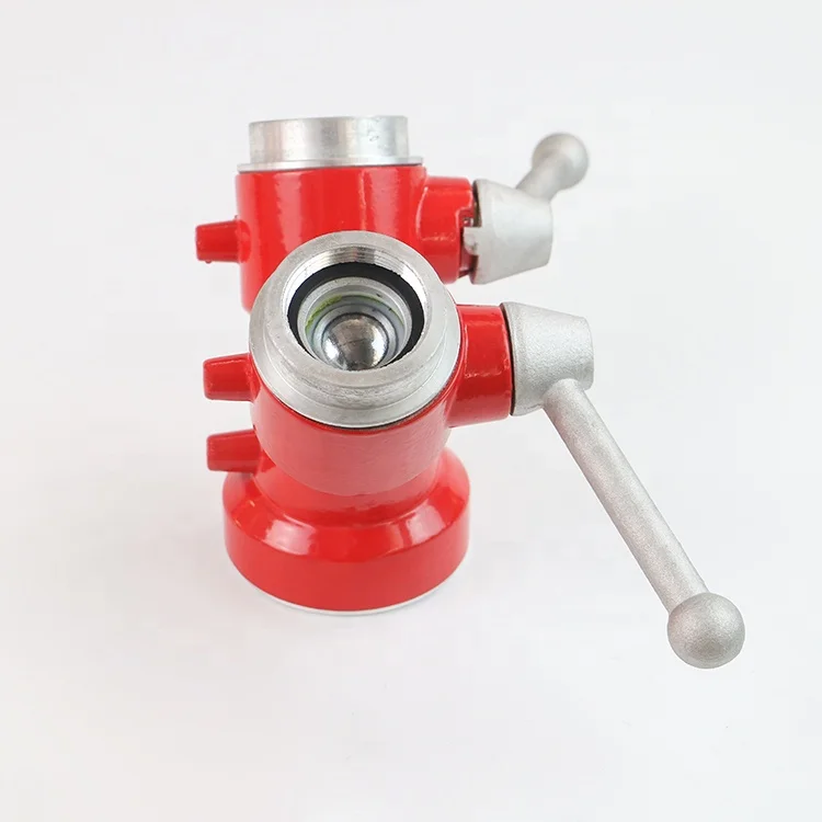 
Factory supply aluminum or brass safety equipment rescue tools red paint finished fire water divider 