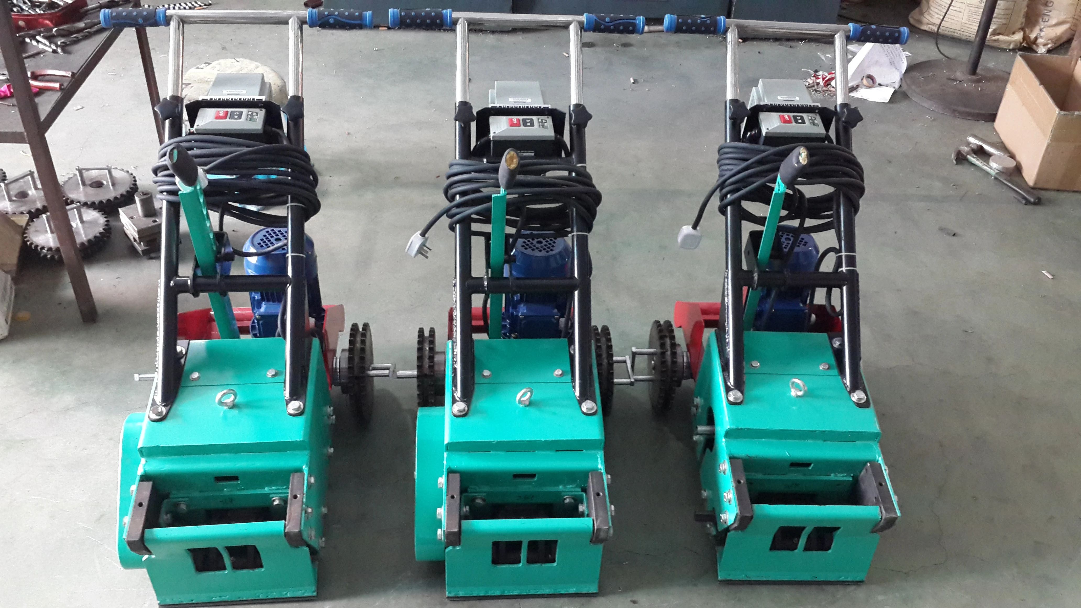 electric concrete floor scraper with Max 5mm depth for road scraping machine