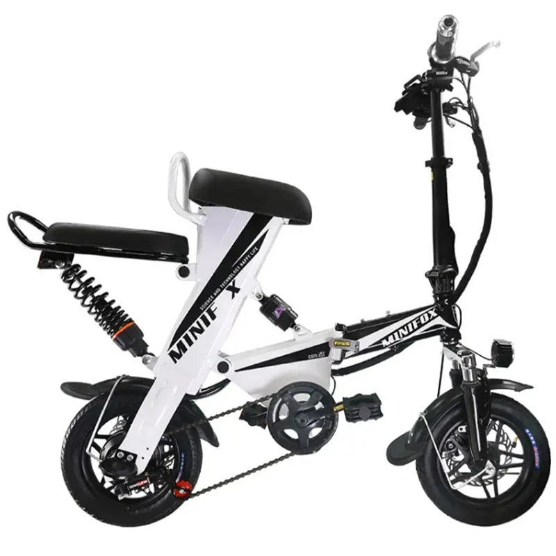 Best Electric Bike Foldable Mini Folding Electric Bicycle City Bike Ebike 12 Inch 48V 250W Single Speed Adult