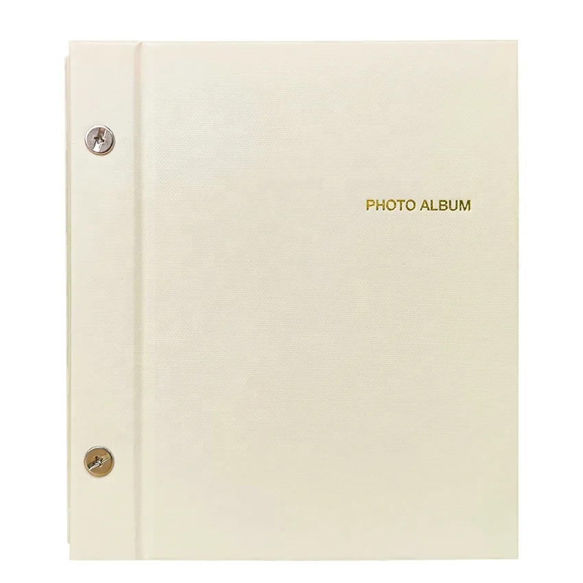 Colorful Mini Photo Album 4x6 PP Pocket Sheet Screw Bound with 40 Photos Paper Cover Printing for Gift