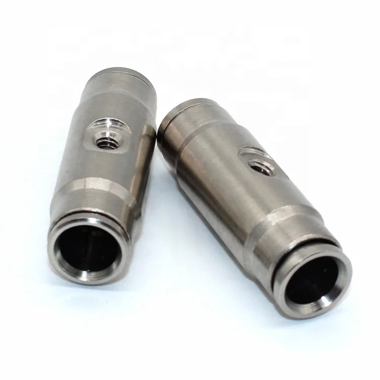 Fitting Brass with Nickel Plating Straight Coupling for 2 Mist Nozzles Mist Cooling & Industrial Cleaning