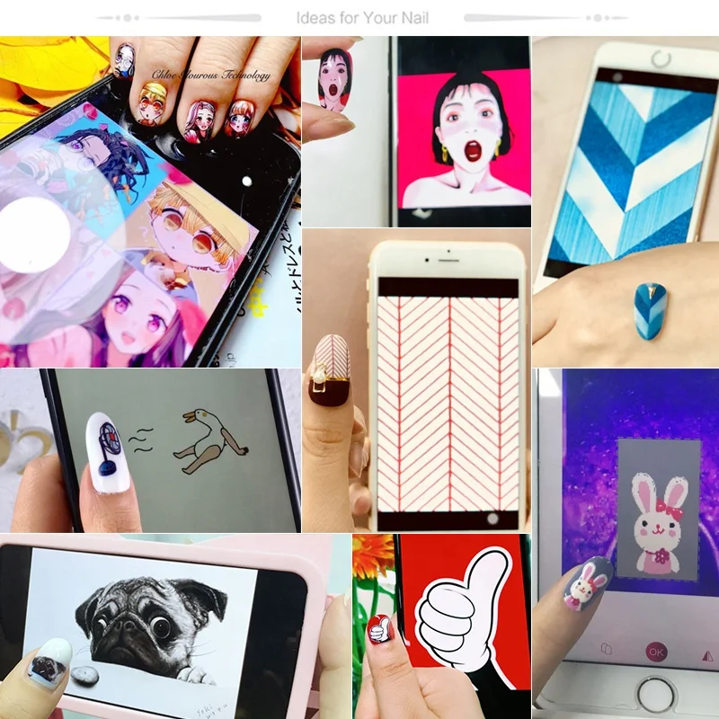 O2nails Portable Smart Nail Printer for DIY Nail Art Design