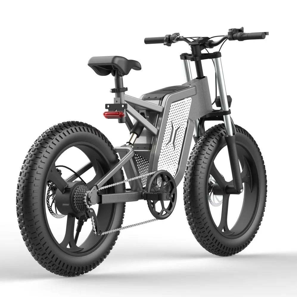 2023 Новый 20-дюймовый передний и задний амортизаторы высокой мощности уличный внедорожный широкий 48 толстый Электрический велосипед