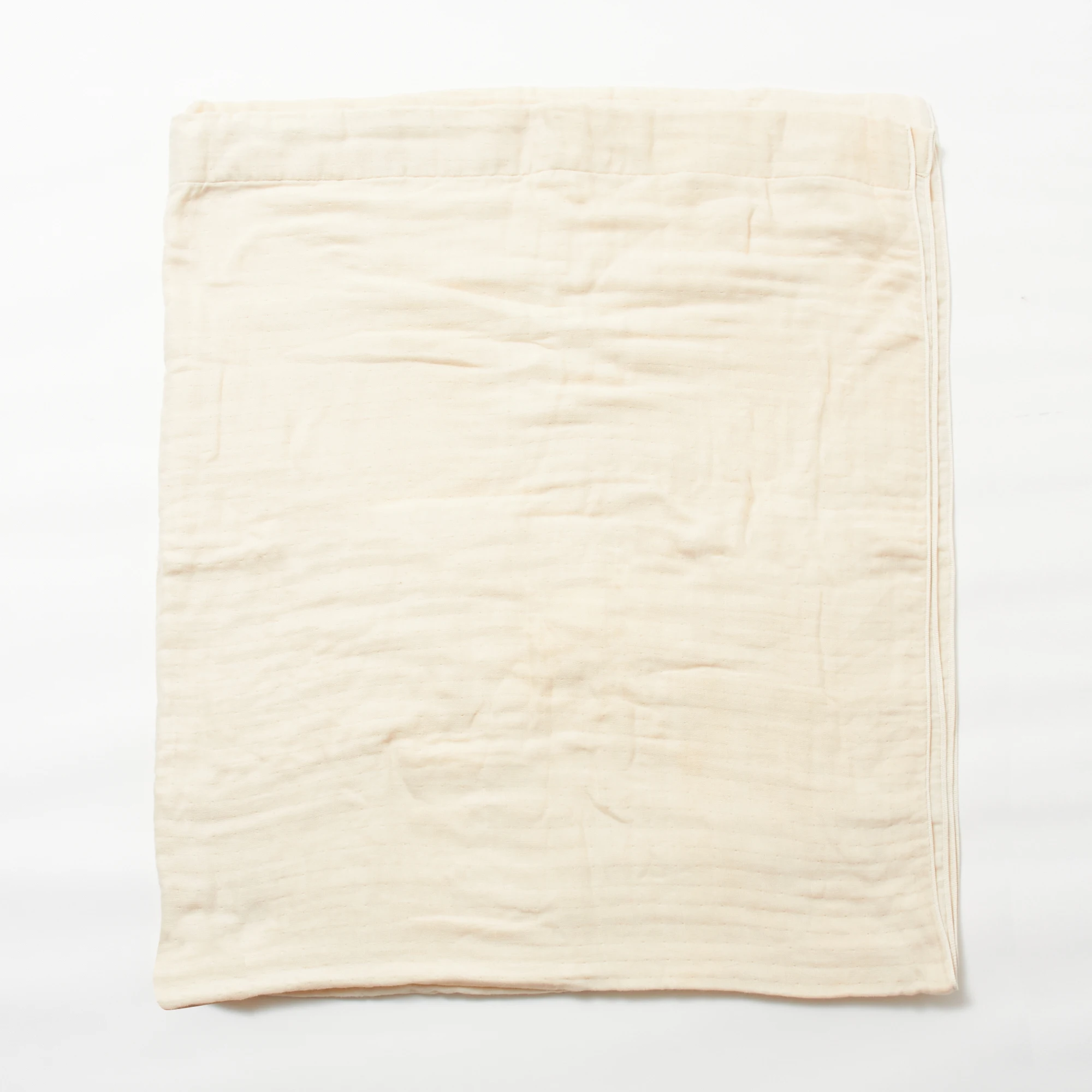 Warm Custom Print Cotton Woven Blanket With A Four-Layer Gauze Woven