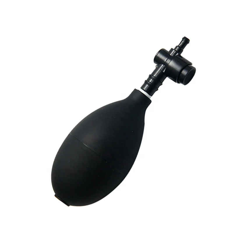 Manual Blood Pressure bulb With air-suction valve silicone bulb Inflatable rubber bulb for blood pressure monitor