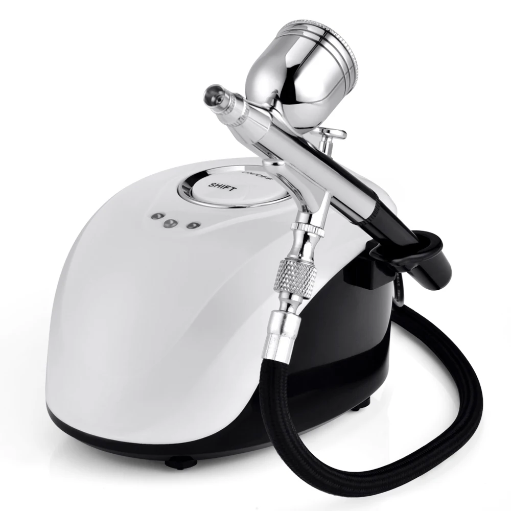 High Pressure Water Oxygen Injector Beauty Salon Barber Tattoo Cake Nail Compressor Airbrush Portable SPA Nano Facial Spray Gun