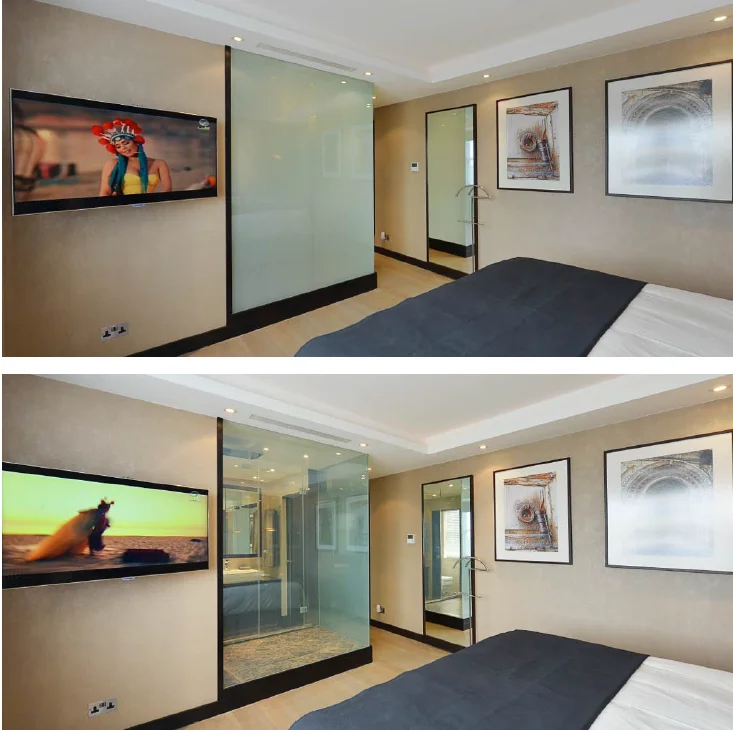 New pdlc smart film switchable glass for Screen curtain