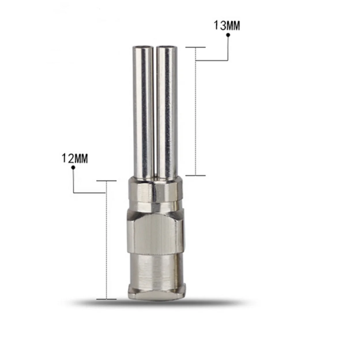PRECISION DISPENSING BLUNT DOUBLE NEEDLE  WITH METAL HUB