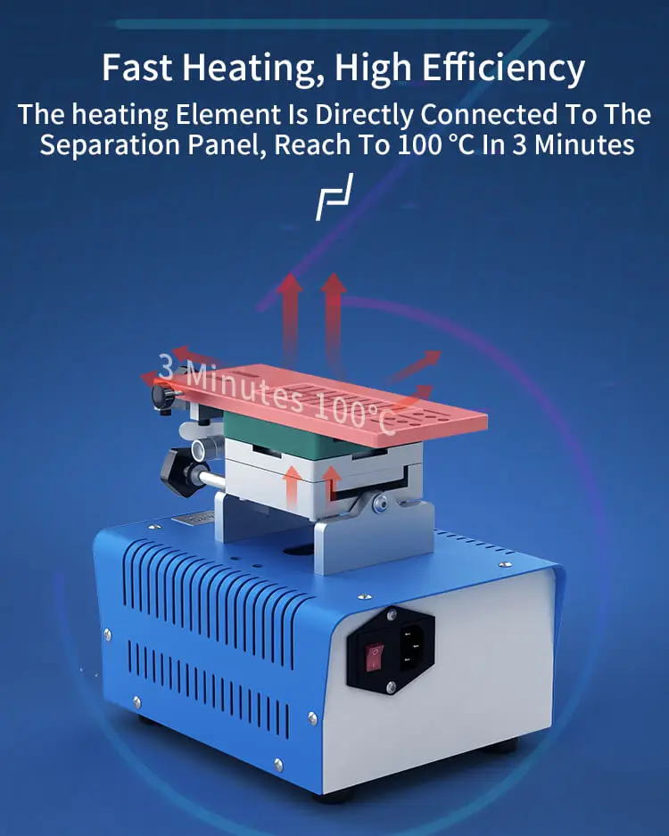 FORWARD Newest FW-361+ LCD Vacuum Separator Machine Disassemble Phone Touch Edge Flat Screen