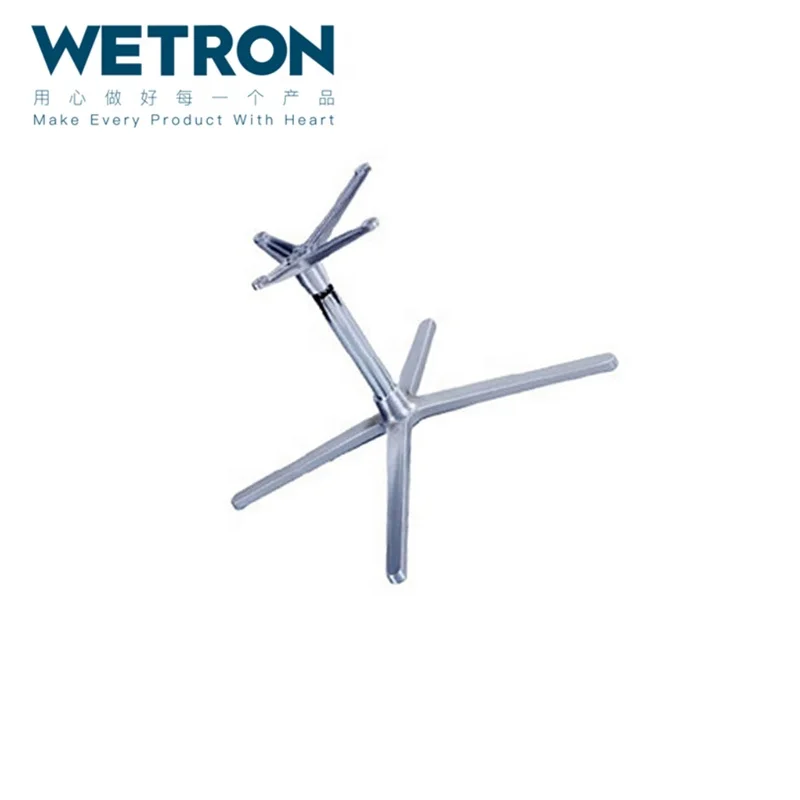 Лидер продаж, основание для офисного кресла, алюминиевое основание для кресла, OEM, индивидуальная стоячая деталь для кресла-коляски, алюминиевый цвет