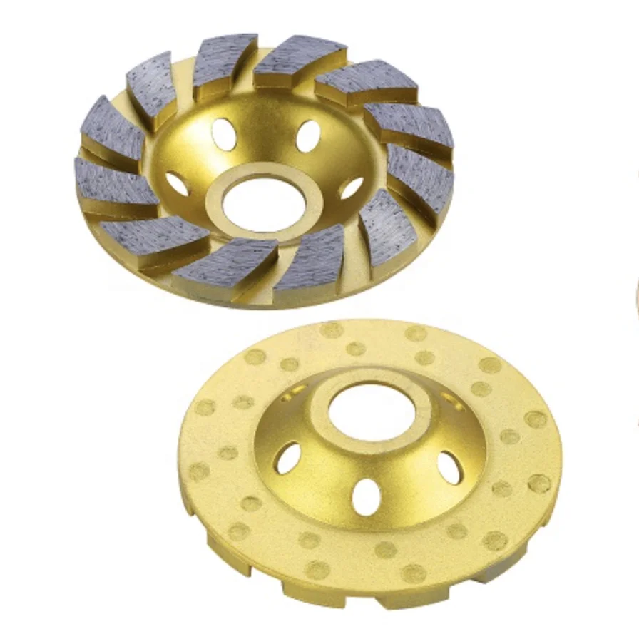 Manufacturer 5inch 125mm Diamond Turbo Row Grinding Cup Wheel For Concrete Masonry Granite Marble