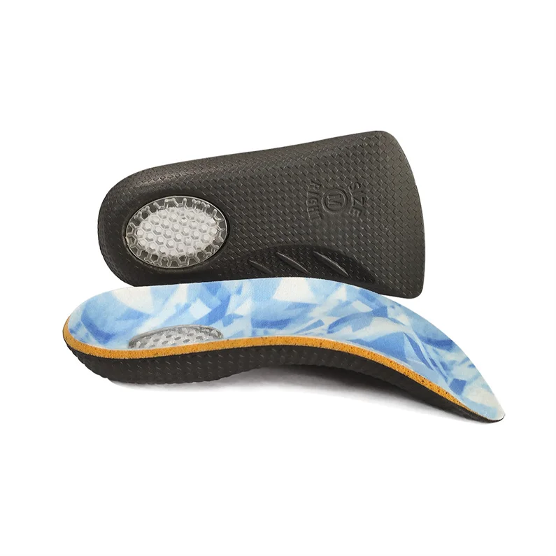 S-King EVA Heel Pad Arch Support Orthotic Inserts Flat Foot Metatarsal Pain Relieve Half Pad Insoles