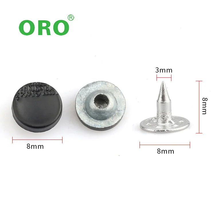 Various Sizes Single Head Rivet Close-End Rivets Type t Antique Brass Silver Metal Jeans Rivets Buttons for Garments