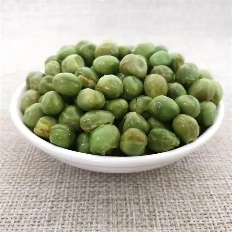 
High quality salted dried vegetable green peas 