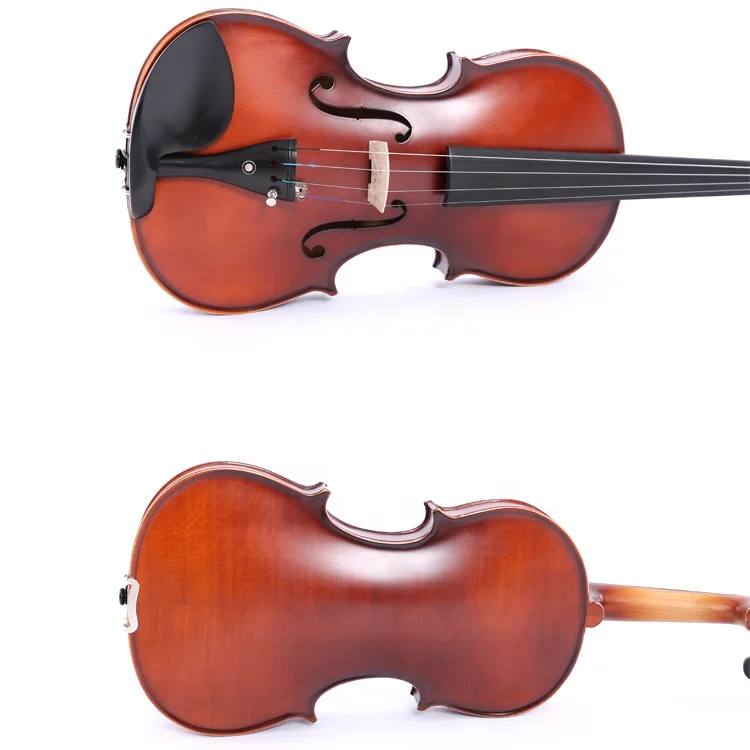 Antique Brown color  Matte good quality handmade solid violin
