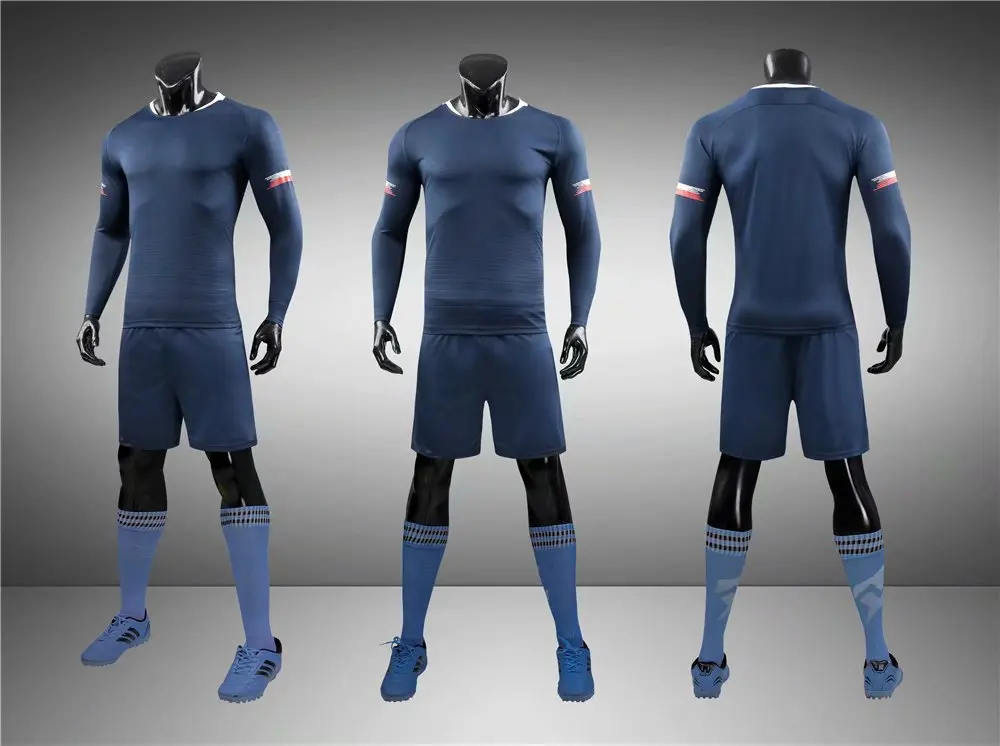 Latest Design High Quality Short Sleeve V Neck Personal Custom Football Jersey Soccer Wear