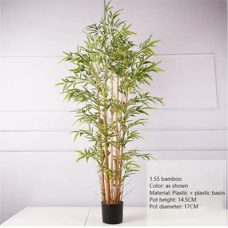 china wholesale High Quality Manufacturers Hot Sale Home Decor Simulation Plastic Plant Artificial Bamboo Plants