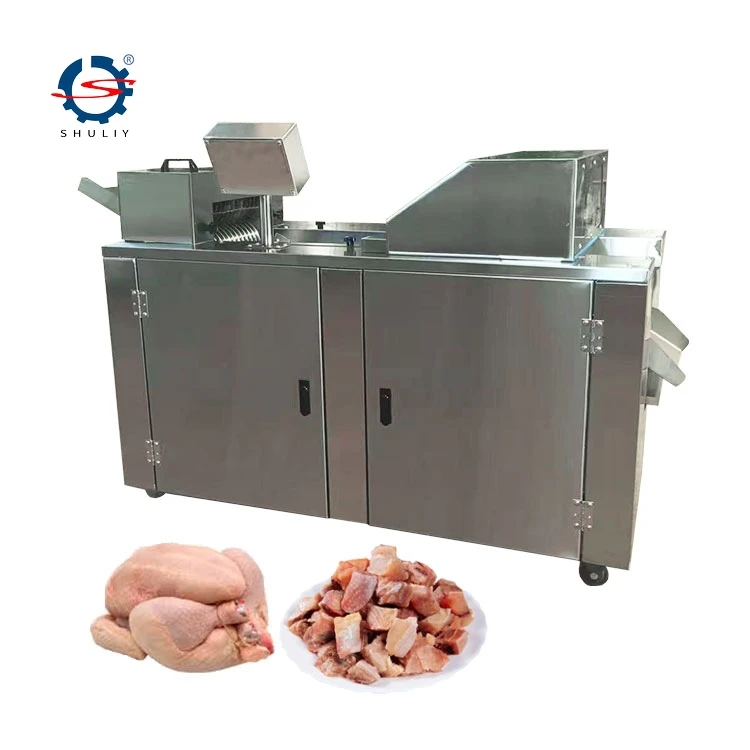 Low Energy Consumption Fresh Fish Meat Dicing Machine Chicken Cutting Machine Meat Slicer Meat Dicer Cube Cutting Machine