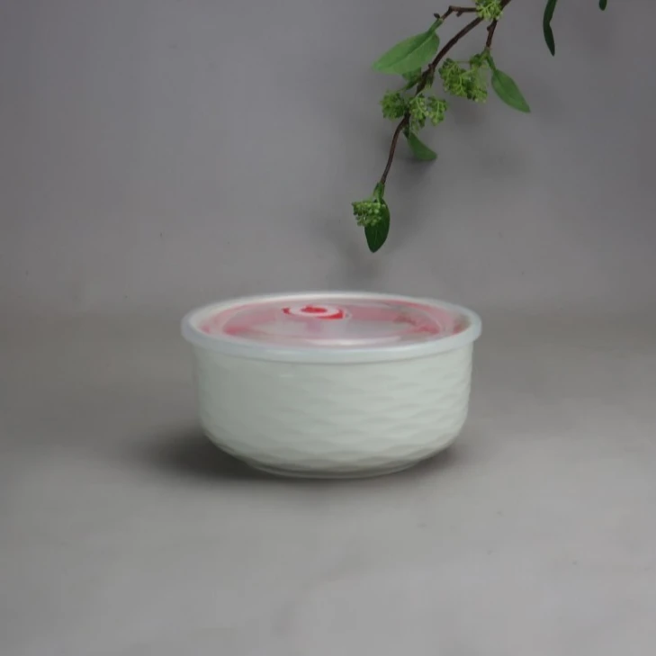 Guaranteed Quality Proper Price printed ceramic bowls cheap soup bowl with lid