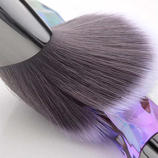 
Purple Crystal Makeup Brushes Makeup Brush Set Professional Crystal Handle Makeup Brush 
